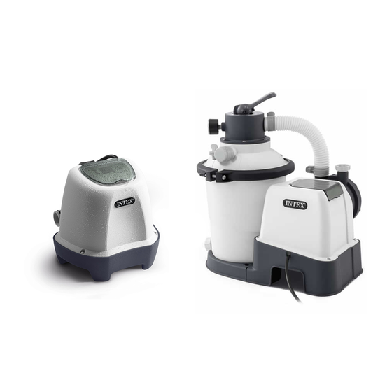 Intex Zoutwatersysteem en zandfilterpomp Mini