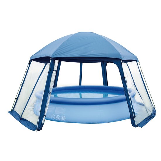 Blue Bay Poolhouse rond 520x600x280 cm
