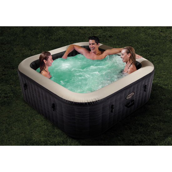 Intex PureSpa Greystone Deluxe Bubble Therapy + HWS + ZWS - 4 personen