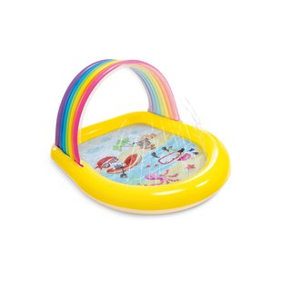 regenboog kinderzwembad met sproeier