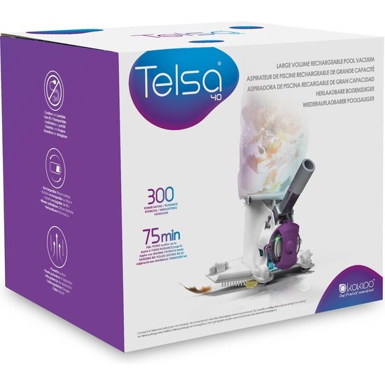 Kokido Telsa 40 elektrische accu zwembadstofzuiger