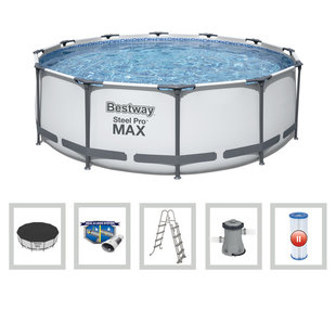 Steel Pro Max Frame Pool 366x122 cm + filterpomp