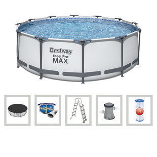 Steel Pro Max Frame Pool 457x122 cm + filterpomp