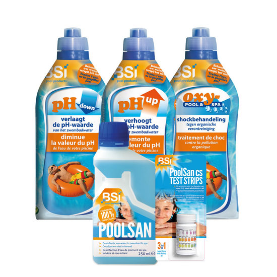 BSI PoolSan CS Start Set voor zwembad en spa