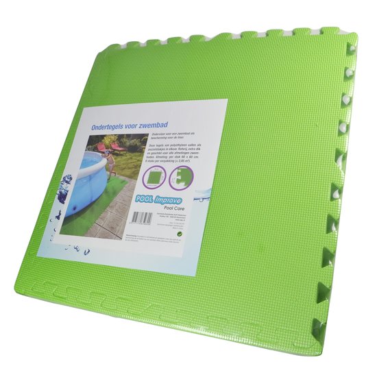 Pool Improve Beschermingstegels 60x60x1 cm (8 stuks)