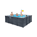 Intex Graphite Panel Pool rechthoekig 400x300x124 cm