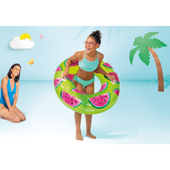 Intex zwemband tropical fruit 107 cm
