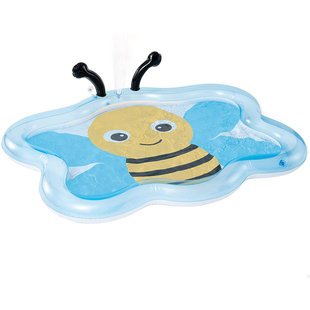 opblaaszwembad Bumble Bee 127 x 102 cm blauw