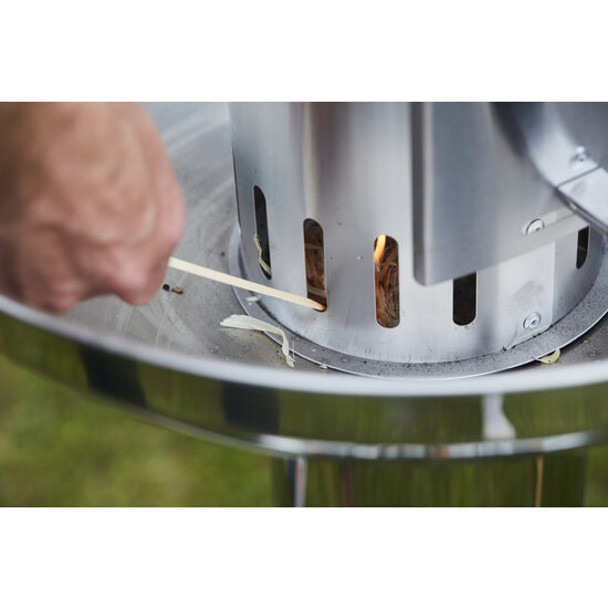 Barbecook houtskoolstarter RVS met safe-drop