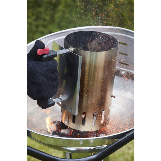 Barbecook houtskoolstarter RVS met safe-drop