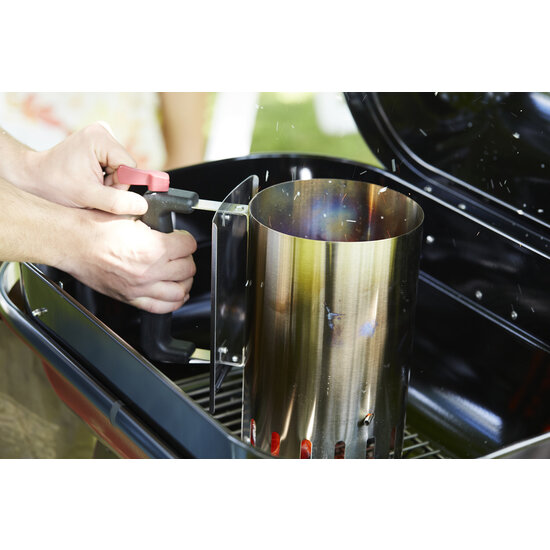 Barbecook houtskoolstarter RVS met safe-drop