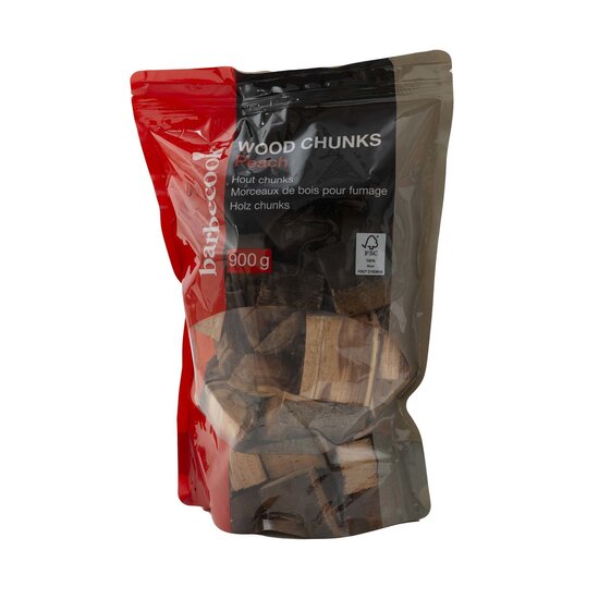 Barbecook hout chunks perzik 900 gram