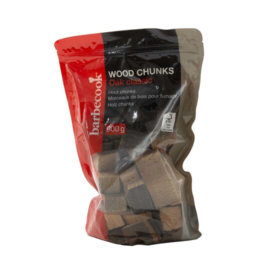 Barbecook hout chunks eik 900 gram