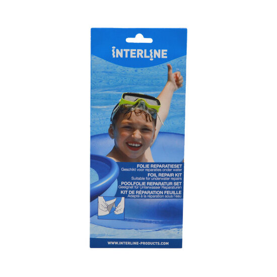 Interline Zwembadfolie onderwater reparatieset 5 stuks