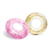 Transparant Glitter Zwemband