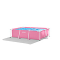 Intex Metal framepool 220x150x60 cm Roze