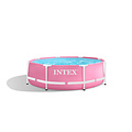 Intex Metal framepool 244x76 cm Roze