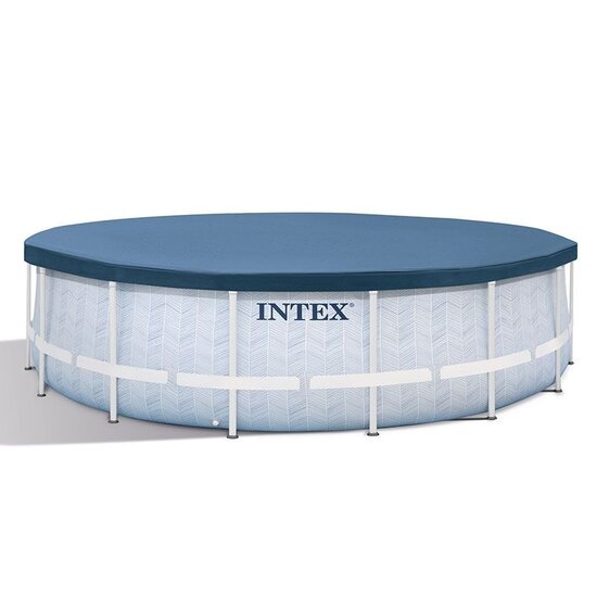 Intex Chevron Prism Frame Pool 488x122 cm + filterpomp en acc
