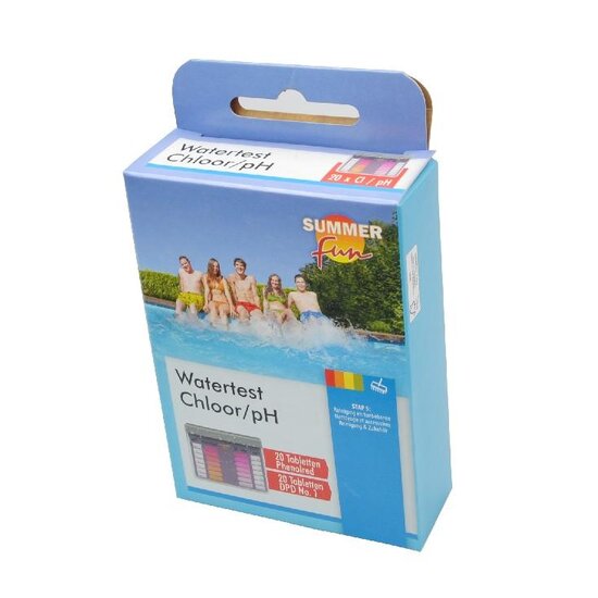 Summer Fun Testkit  pH/chloor + testtabletten
