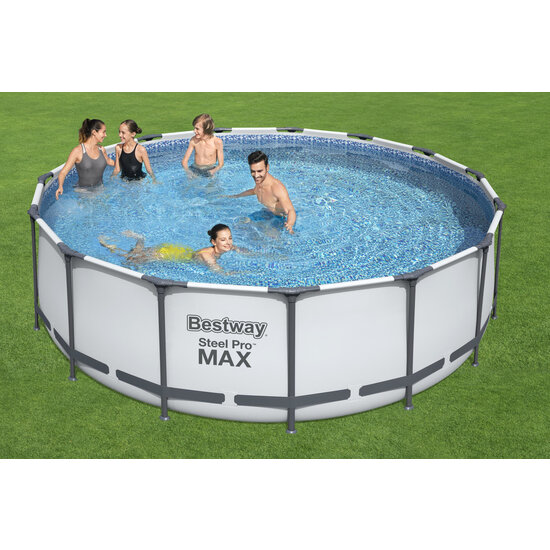 Bestway Steel Pro Max Frame Pool 457x122 cm + filterpomp | 2eKans
