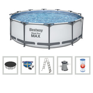 Steel Pro Max Frame Pool 457x122 cm + filterpomp | 2eKans