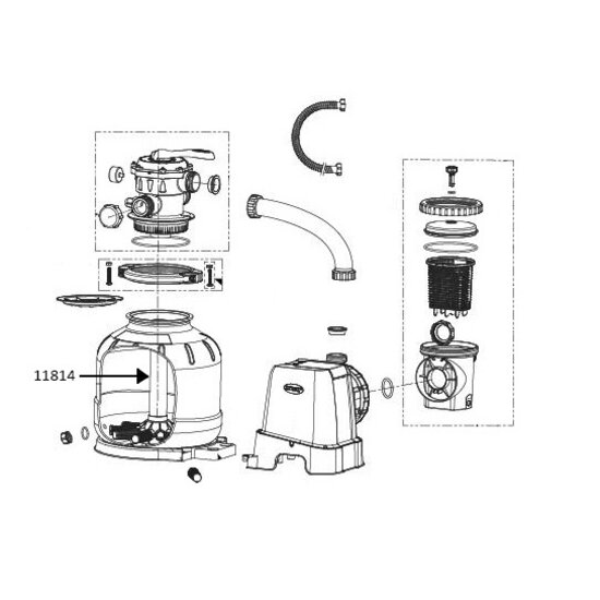 Intex middelste leiding 10000 liter 26652