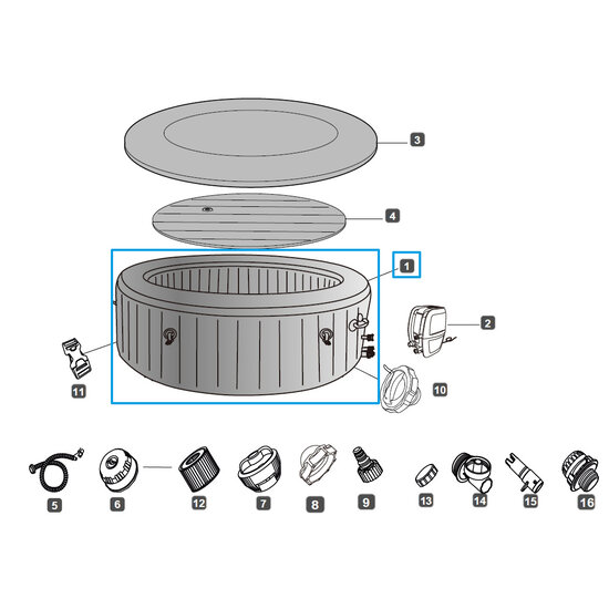 Lay-Z-Spa tub spa St. Lucia