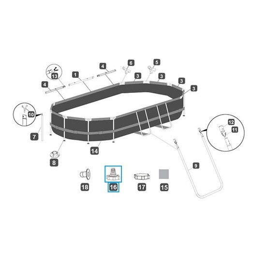 Bestway slang adapter 32 mm