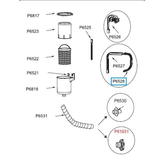 Bestway bevestigingshaak voor skimmer