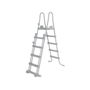 zwembadtrap Flowclear grijs 132 cm