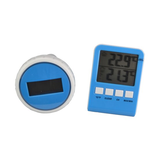 Summer Fun drijvende zwembadthermometer digitaal + draadloos