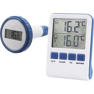 drijvende zwembadthermometer digitaal + draadloos