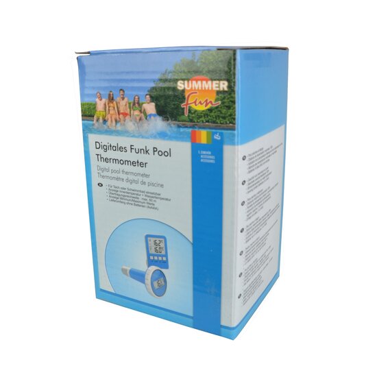 Summer Fun drijvende zwembadthermometer digitaal + draadloos