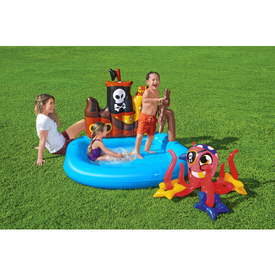 Bestway opblaasbaar kinderspeelbad boot