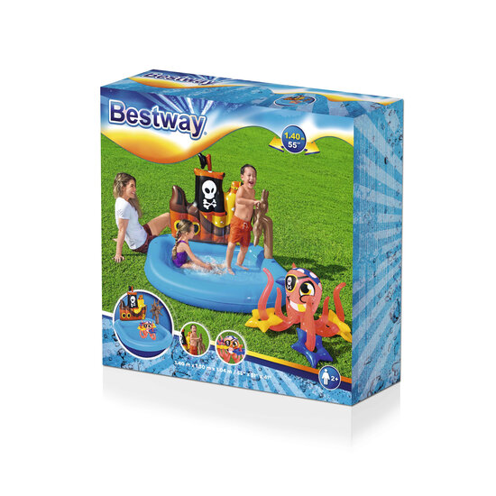 Bestway opblaasbaar kinderspeelbad boot