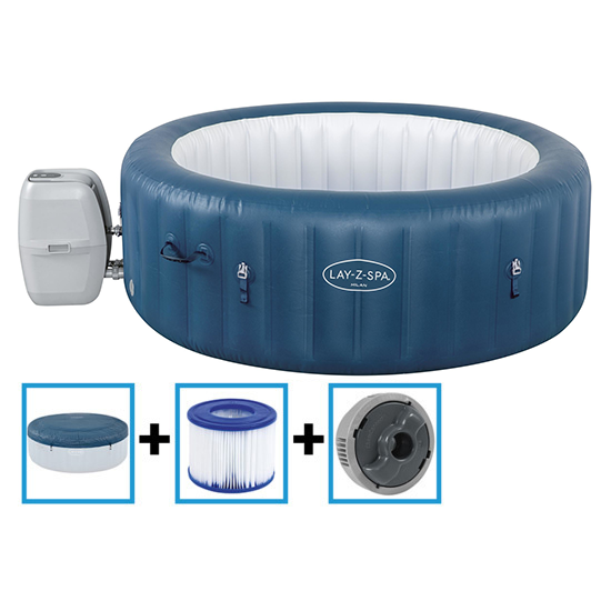 Bestway Lay-Z Spa Milan Bubble Plus - 4-6 personen