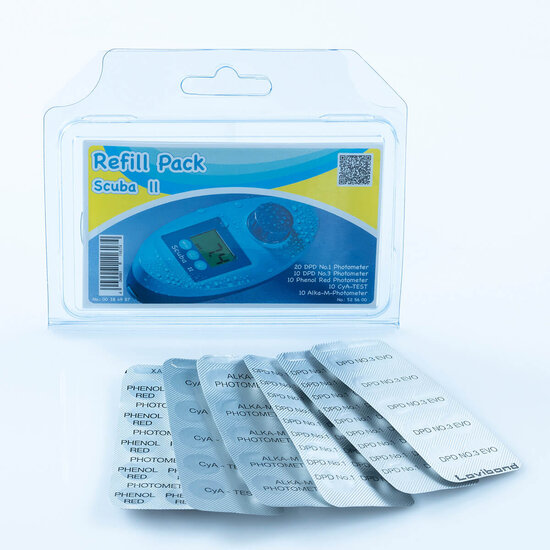 Lovibond navul pakket voor Scuba 2 - 60 stuks