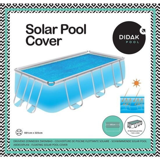 Didak Pool Solar bubblecover voor zwembaden 732x366 cm