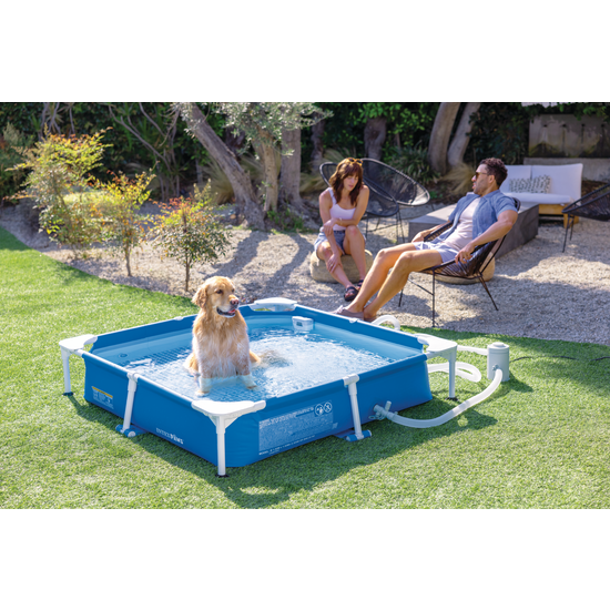 Intex vierkant hondenzwembad 152x152x30 cm