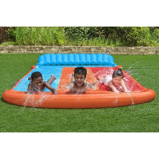 Bestway H2OGO! Waterglijbaan Tsunami Splash Ramp Triple