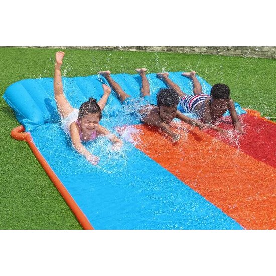 Bestway H2OGO! Waterglijbaan Tsunami Splash Ramp Triple