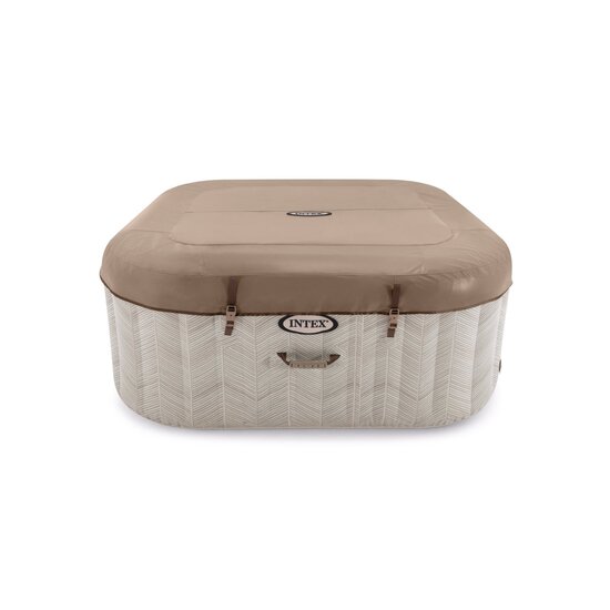 Intex PureSpa Chevron Deluxe Bubble Therapy + Hard Water Systeem + Zoutwatersysteem - 6 personen