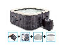 PureSpa Greystone Deluxe Bubble Therapy + HWS + ZWS - 4 personen