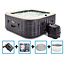 Intex PureSpa Greystone Deluxe Bubble Therapy + HWS - 4 personen