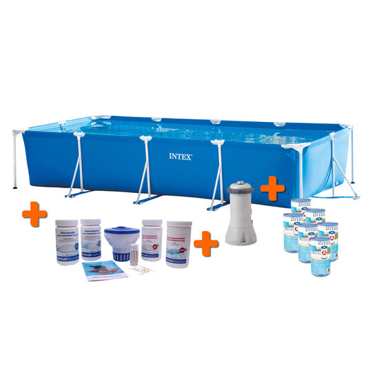 Intex Metal framepool 450x220x84 cm - Pakket