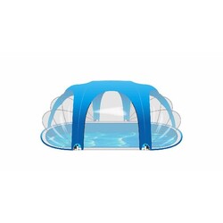 Poolhouse ovaal 530x410x205 cm | 2eKans