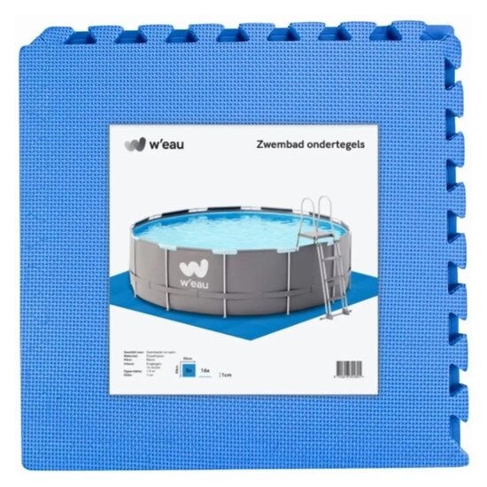 W'eau Beschermingstegels 50x50x1 cm (8 stuks)