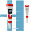 Schwimm® digitale oplaadbare tester voor pH en temperatuur