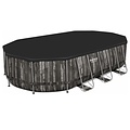 Bestway Afdekzeil ovaal voor Power Steel 610x366 cm