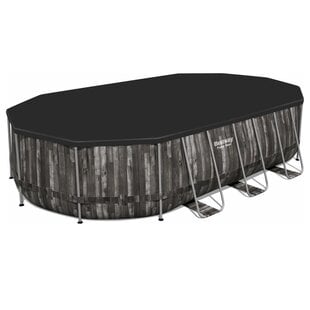 Afdekzeil ovaal voor Power Steel 610x366 cm